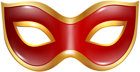 Carnival Mask Red Transparent PNG Clip Art Image