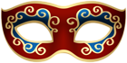 Carnival Mask Red Transparent PNG Clipart