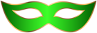 Green Carnival Mask PNG Clip Art Transparent Image