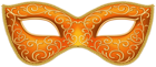 Orange Carnival Mask Transparent Image