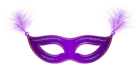 Purple Carnival Mask Clip Art PNG Image