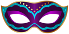 Purple Carnival Mask PNG Clip Art Image