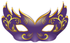 Purple Mask PNG Clip Art Image