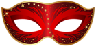 Red Carnival Mask PNG Clip Art Image