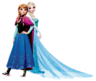 Anna and Elsa Frozen Transparent PNG Image