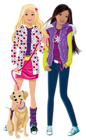 Barbie and Friend PNG Image