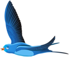 Blue Bird Cartoon Transparent Clip Art PNG Image
