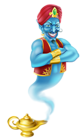 Blue Genie PNG Clipart