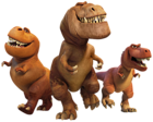 Butch Nash and Ramsey The Good Dinosaur PNG Clip Art Image