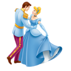 Cinderella and Prince Clipart