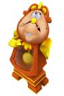 Cogsworth Beauty and the Beast Cartoon Transparent Image