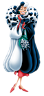 Cruella de Vil 101 Dalmatians Transparent PNG Clip Art Image