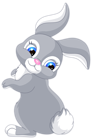 Cute Bunny Cartoon PNG Clip Art Image