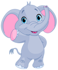 Cute Elephant PNG Clipart Image