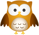 Cute Owl Cartoon PNG Clipart