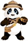 Cute Panda PNG Clipart Image
