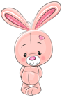 Cute Pink Bunny PNG Clip Art Image