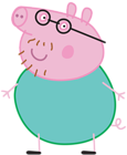 Daddy Pig Peppa Pig Transparent PNG Image