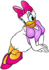 Daisy Duck Free PNG Clip Art Image