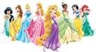 Disney Princesses PNG Cartoon Image