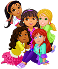 Dora and Friends PNG Clip Art Image