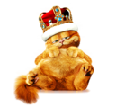 Garfield King PNG Free Clipart