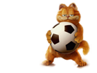 Garfield with Ball PNG Free Picture