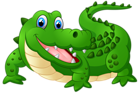 Happy Crocodile Cartoon PNG Clipart Image