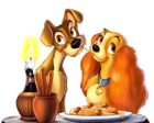 Lady and the Tramp PNG Clipart Picture