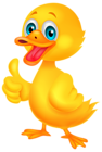 Little Duck PNG Clip Art Image