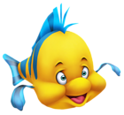 Little Mermaid FlounderPNG Clipart Picture