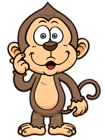 Monkey Cartoon PNG Clipart Image