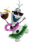 Olaf Hawaiian Frozen Transparent PNG Image
