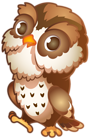 Owl Cartoon PNG Transparent Image
