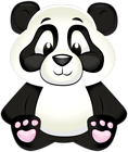 Panda Cartoon Transparent PNG Clip Art Image