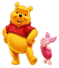 Piglet and Winnie the Pooh PNG Picture