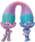 Satin and Chenille Trolls World Tour Transparent PNG Image