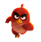 The Angry Birds Movie Red PNG Transparent Image