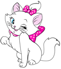 White Kitten Cartoon Free Clipart