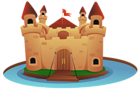 Castle Cartoon PNG Clip Art Image