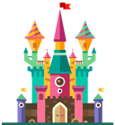 Cute Castle PNG Clipart Image