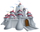 Grey Castle PNG Clipart Image