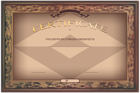 Brown Luxury Certificate Template PNG Image