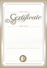 Certificate PNG Clip Art Image