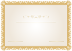 Certificate Template PNG Clip Art Image