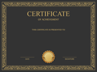 Certificate Template PNG Image