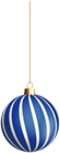 Blue Christmas Ball PNG Clipart