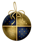 Blue Christmas Ornament PNG Picture