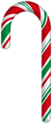 Candy Cane Red Green PNG Clipart