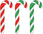 Candy Canes Set PNG Clipart